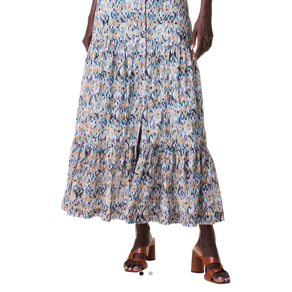 NIC+ZOE Ikat Maxi Skirt